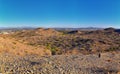 South Mountain Park and Preserve Views from Pima Canyon Hiking Trail, Phoenix, Southern Arizona desert. Royalty Free Stock Photo