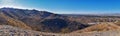 South Mountain Park and Preserve Views from Pima Canyon Hiking Trail, Phoenix, Southern Arizona desert. Royalty Free Stock Photo