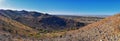 South Mountain Park and Preserve Views from Pima Canyon Hiking Trail, Phoenix, Southern Arizona desert. Royalty Free Stock Photo