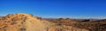 South Mountain Park and Preserve Views from Pima Canyon Hiking Trail, Phoenix, Southern Arizona desert. Royalty Free Stock Photo