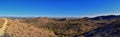 South Mountain Park and Preserve Views from Pima Canyon Hiking Trail, Phoenix, Southern Arizona desert. Royalty Free Stock Photo