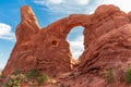 South and North Window Arch in Arches NP in Utah