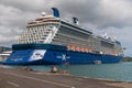 Celebrity Eclipse berthed in Papeete, Tahiti Royalty Free Stock Photo