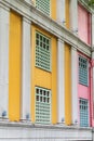 Colourful architecture in Singapore