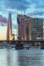 Citycsape, Darling Harbour, Sydney at sunset
