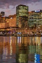 Citycsape, Darling Harbour, Sydney at sunset