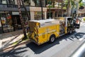 Honolulu Fire Department engine in Waikiki