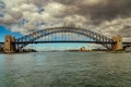 Sydney Harbour Bridge and the Opera house from the west