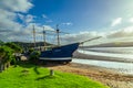 Old sail boat Bay of Islands, New Zealand Royalty Free Stock Photo