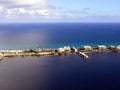 South Palm Beach & Lake Worth Pier aerial view