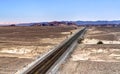 South Pan-American highway at Nazca in Peru Royalty Free Stock Photo