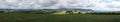 South panorama with Kralovsky Sneznik mountains Royalty Free Stock Photo