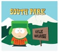 South Park Kyle Broflovsky isolated vector editorial Royalty Free Stock Photo