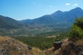 South Peloponnese mountan landscape