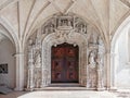 South Portal of the Jeronimos Monastery in Lisbon, Portugal. Royalty Free Stock Photo