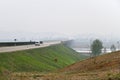 North Korea. Countryside road