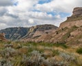 South ridge which hems in the pass and Oregon Trail.