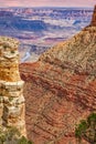 South Rim Grand Canyon Scenic Landscape Royalty Free Stock Photo