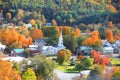 South Royalton, Vermont in autumn time Royalty Free Stock Photo