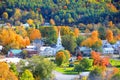 South Royalton, Vermont in autumn time Royalty Free Stock Photo