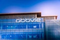 South San Francisco, CA, USA - February 24, 2021: Closeup of AbbVie building corporate office, an American biopharmaceutical