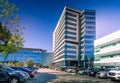 South San Francisco, CA, USA - February 24, 2021: Closeup of AbbVie building corporate office, an American biopharmaceutical