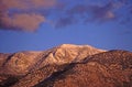 South Sandia Peak at Sunset Royalty Free Stock Photo