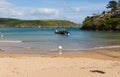 South sands beach Salcombe Devon UK beach in the estuary in summer Royalty Free Stock Photo