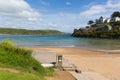 South sands beach Salcombe Devon UK in the estuary in summer Royalty Free Stock Photo