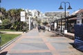 South seafront promenade, Torremolinos, Spain