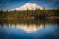 South Sister From Lave Lake Royalty Free Stock Photo