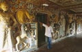 South Sri Lanka: Buddhists statues in the monastry Mulkirigala