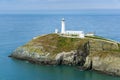 South stack lighthouse on a calm day Royalty Free Stock Photo