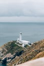 South Stack Lighthouse, Wales, Anglesey, UK Royalty Free Stock Photo