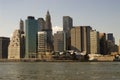 South Street Seaport Skyline Royalty Free Stock Photo