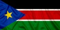 South Sudan Country Silk flag