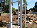 South Tampa, Florida, home demolished for new construction Royalty Free Stock Photo