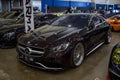 Modified Mercedes-Benz S 63 AMG coupe in The Elite showcase Royalty Free Stock Photo