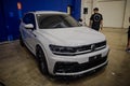 Modified white Volkswagen Tiguan All Space in The Elite showcase