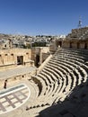 South Theater South Theater in Jarash archaeological site in Jordan Amphitheater of Herodes Atticus