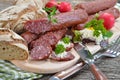 South tyrolean snack Royalty Free Stock Photo