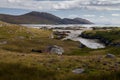 South Uist looking out to sea Royalty Free Stock Photo