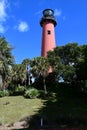 South View Jupiter Inlet Light Royalty Free Stock Photo