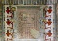South wall fresco Nakht`s tomb TT52 in the Theban Necropolis near Luxor, Egypt. Royalty Free Stock Photo