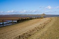 South Walney beach and Piel Island Royalty Free Stock Photo