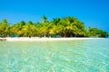 South Water Caye in Belize - small caribbean paradise island with tropical beach for vacation and relaxing Royalty Free Stock Photo