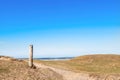 South West Coast Park at Northam Burrows reserve and SSSI. Scenic north Devon, UK Royalty Free Stock Photo