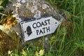 South West Coast Patch Sign Cornwall UK Royalty Free Stock Photo