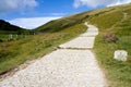 South-West coastal path Lulworth Cove Durdle Door Royalty Free Stock Photo