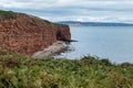 South West coastal path Salterton to Ladram Bay, Devon Royalty Free Stock Photo